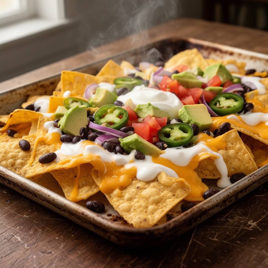 Sliding Sheet Pan Nachos