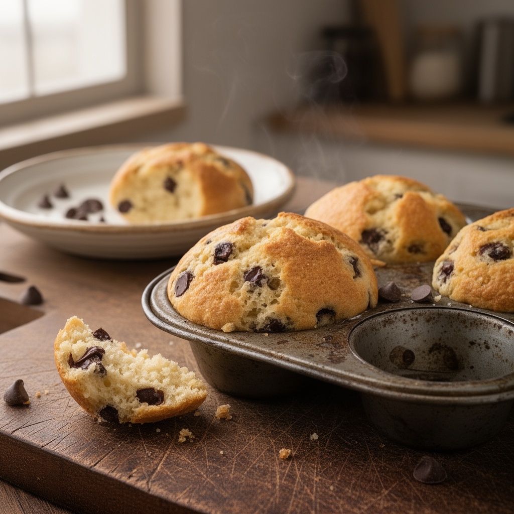 Damla Çikolatalı Muffin Poğaça